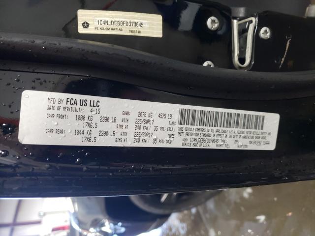 2015 JEEP COMPASS LA 1C4NJDEB0FD370645