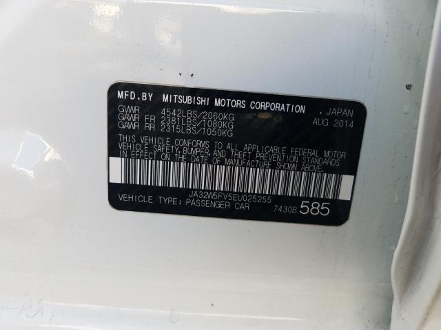 2014 MITSUBISHI LANCER EVO JA32W5FV5EU025255