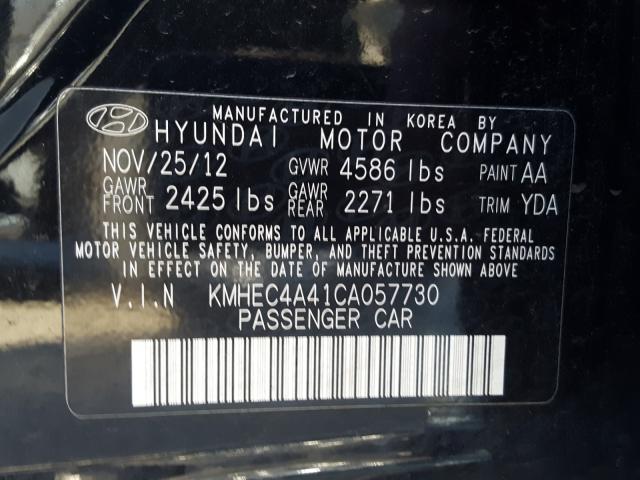 2012 HYUNDAI SONATA KMHEC4A41CA057730