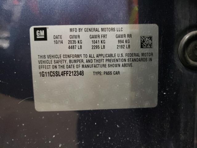 2015 CHEVROLET MALIBU  LT 1G11C5SL4FF212348
