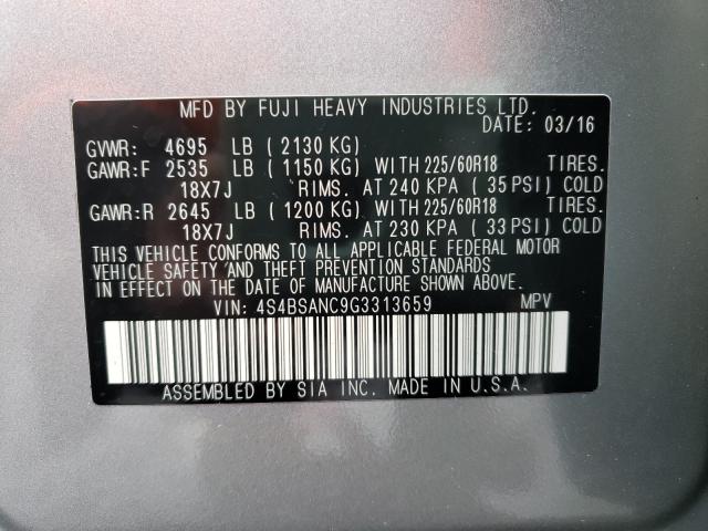 2016 SUBARU OUTBACK 2. - 4S4BSANC9G3313659