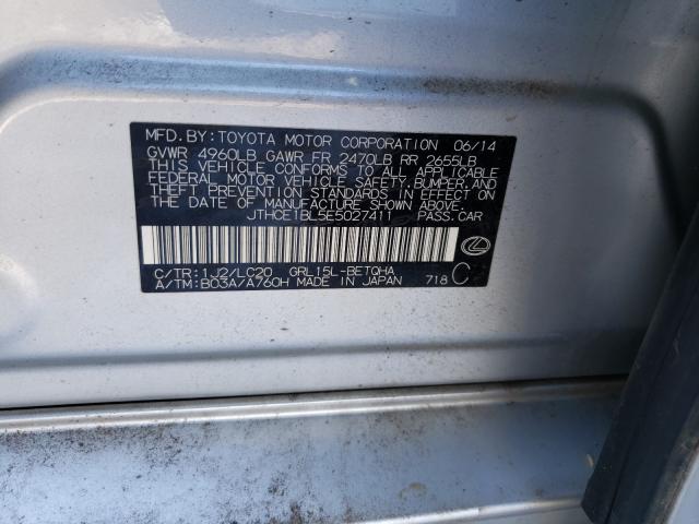 2014 LEXUS GS 350 JTHCE1BL5E5027411