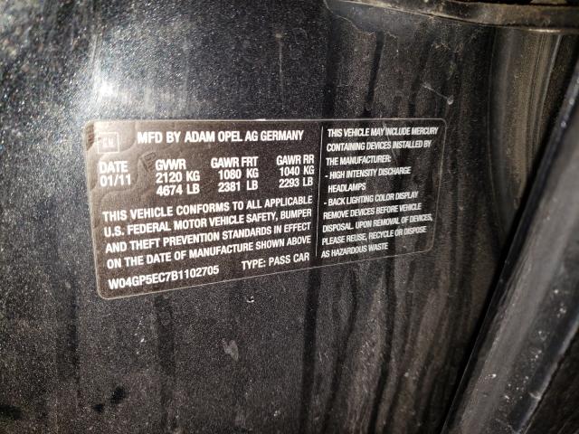 2011 BUICK REGAL CXL W04GP5EC7B1102705