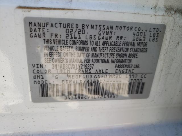 2020 NISSAN SENTRA SV 3N1AB8CVXLY219257