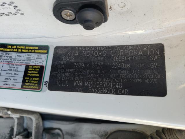 2014 KIA CADENZA PR KNALN4D70E5121048