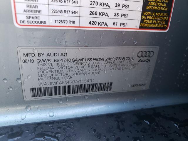 2011 AUDI A3 PREMIUM WAUMFAFM5BA015491
