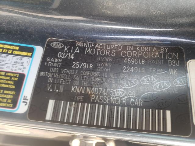 2014 KIA CADENZA PR KNALN4D74E5165599