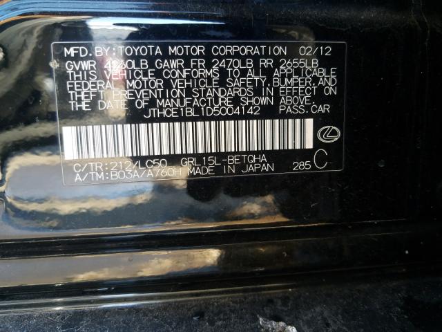 2013 LEXUS GS 350 JTHCE1BL1D5004142