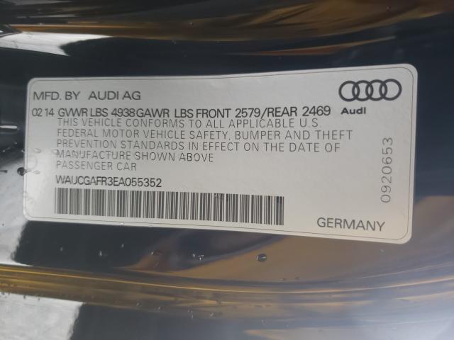 2014 AUDI S5 PREMIUM WAUCGAFR3EA055352