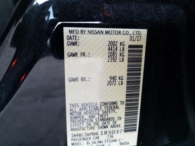 2017 NISSAN ALTIMA 3.5 1N4BL3AP6HC185037