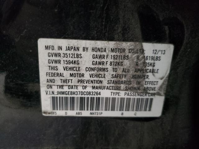 2013 HONDA FIT JHMGE8H37DC083264