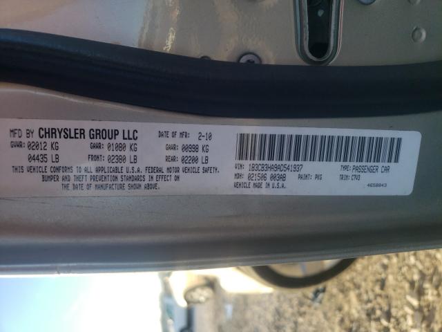 2010 DODGE CALIBER MA 1B3CB3HA9AD541937