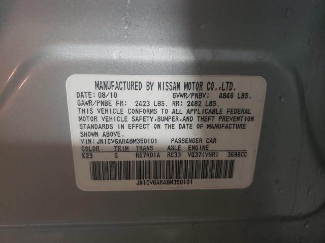 2011 INFINITI G37 JN1CV6AR4BM350101