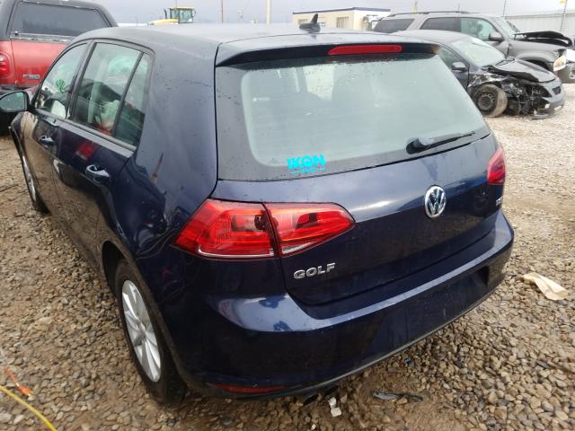2016 VOLKSWAGEN GOLF S/SE 3VW217AUXGM032832