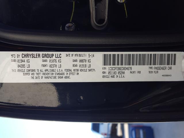 2014 DODGE DART GT 1C3CDFEB6ED834678