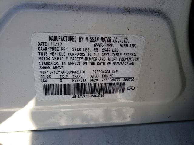 2018 INFINITI Q50 LUXE JN1EV7AR0JM442318