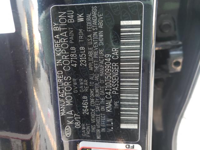2018 KIA CADENZA LU KNALC4J10J5099049