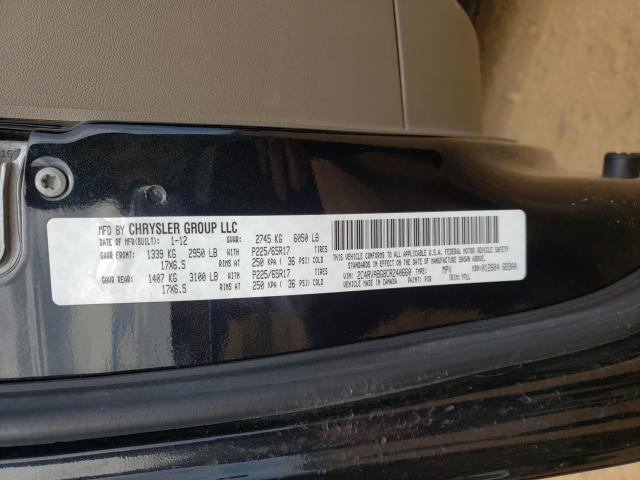 2012 VOLKSWAGEN ROUTAN SE 2C4RVABG8CR240660