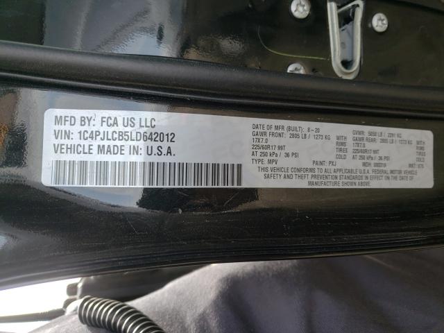 2020 JEEP CHEROKEE L - 1C4PJLCB5LD642012