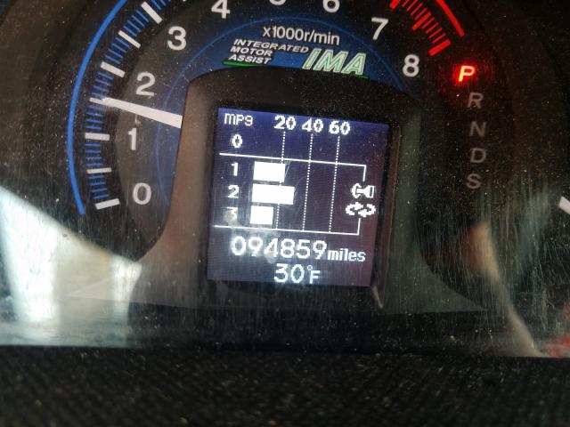 2013 HONDA INSIGHT EX JHMZE2H73DS002713