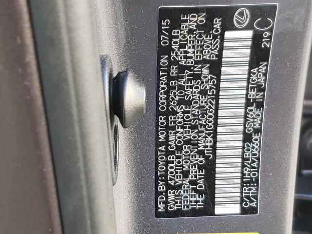 2016 LEXUS ES 350 JTHBK1GG0G2215757