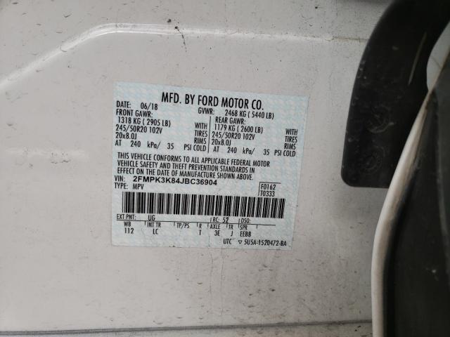 2018 FORD EDGE TITAN 2FMPK3K84JBC36904