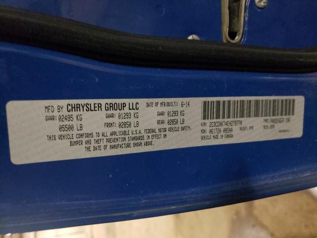 2014 DODGE CHARGER PO 2C3CDXKT4EH279770