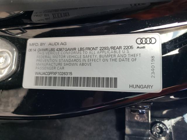 2015 AUDI A3 PREMIUM WAUACGFFXF1026315