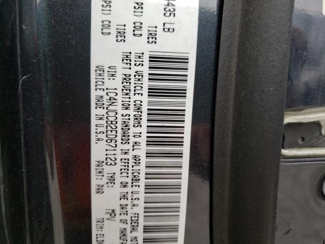 2014 JEEP COMPASS LI 1C4NJCCB2ED671123