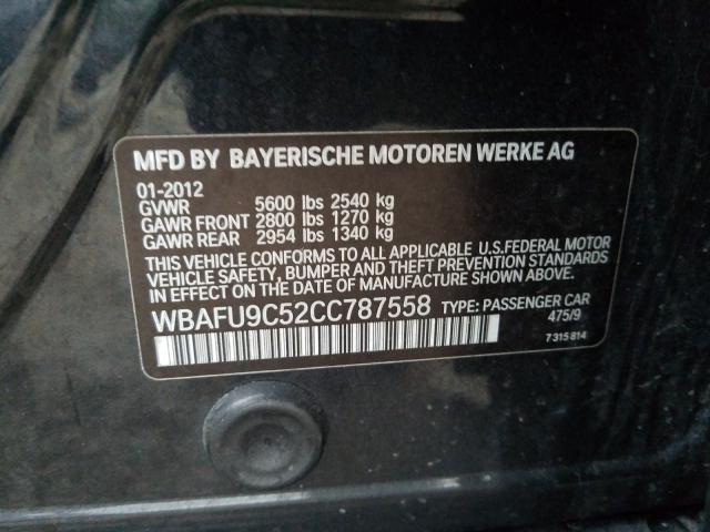 2012 BMW 550 XI WBAFU9C52CC787558