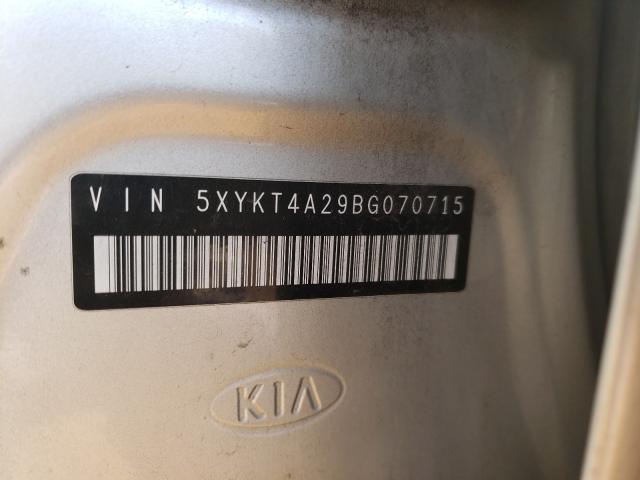 2011 KIA SORENTO BA 5XYKT4A29BG070715