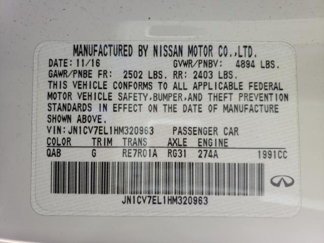 2017 INFINITI Q60 BASE JN1CV7EL1HM320963