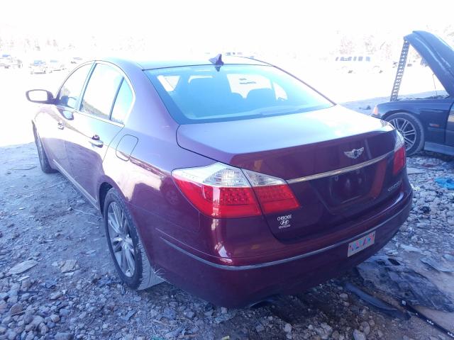 2011 HYUNDAI GENESIS 4. KMHGC4DF5BU140189