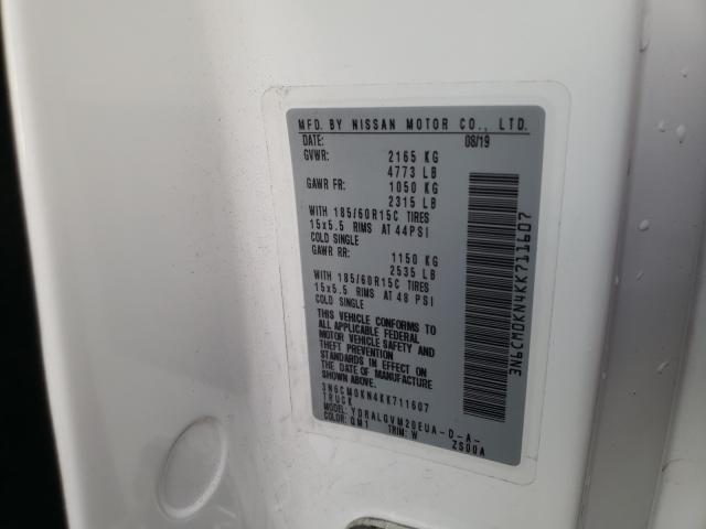 2019 NISSAN NV 200 2.5 3N6CM0KN4KK711607