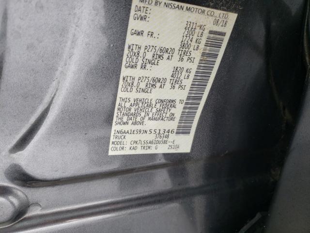 2018 NISSAN TITAN SV 1N6AA1E59JN551346