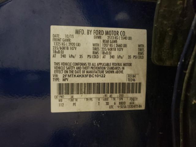 2015 FORD EDGE TITAN 2FMTK4K93FBC10122
