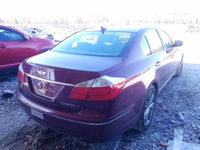 2011 HYUNDAI GENESIS 4. KMHGC4DF5BU140189