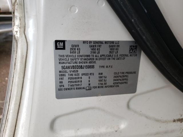 2011 BUICK ENCLAVE CX 5GAKVBED3BJ159806