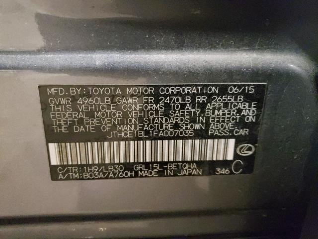 2015 LEXUS GS 350 JTHCE1BL1FA007035
