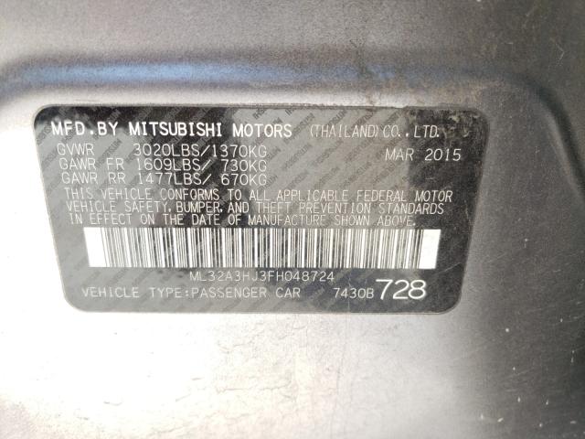 2015 MITSUBISHI MIRAGE DE ML32A3HJ3FH048724