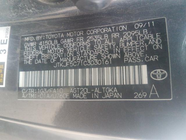 2012 TOYOTA SCION TC JTKJF5C71C3030161