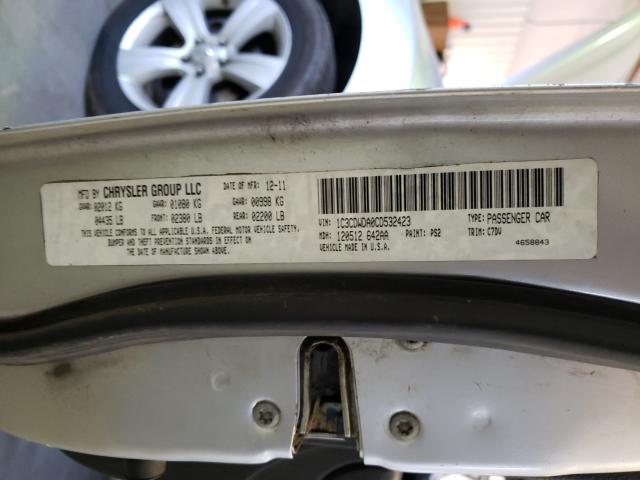 2012 DODGE CALIBER SX 1C3CDWDA0CD532423