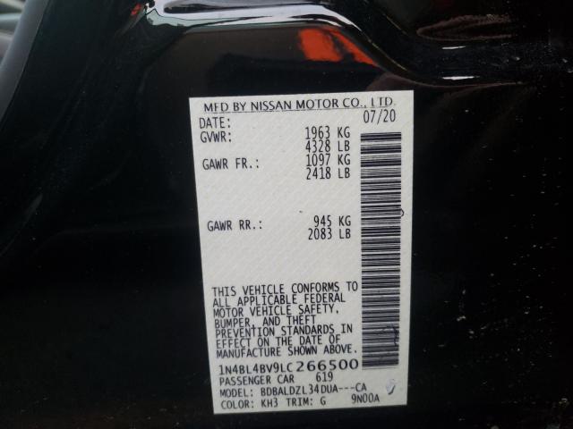 2020 NISSAN ALTIMA S - 1N4BL4BV9LC266500