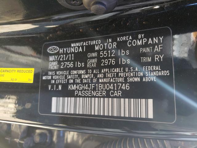 2011 HYUNDAI EQUUS SIGN KMHGH4JF1BU041746