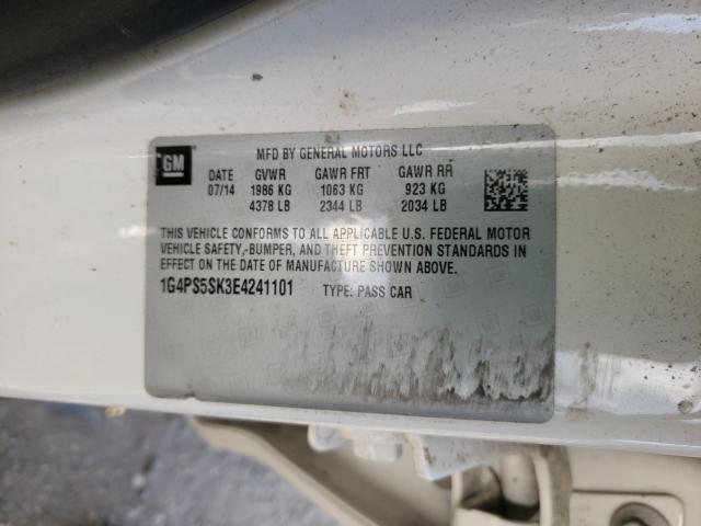 2014 BUICK VERANO 1G4PS5SK3E4241101