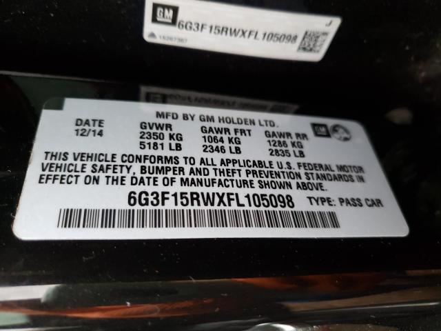 2015 CHEVROLET SS 6G3F15RWXFL105098