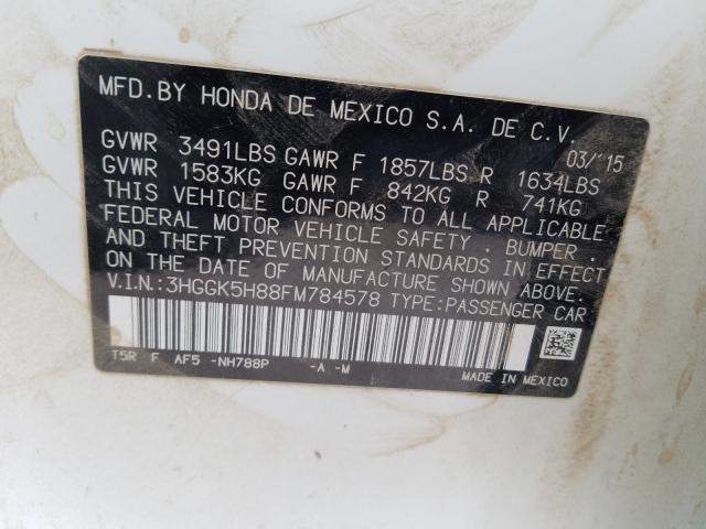 2015 HONDA FIT EX 3HGGK5H88FM784578