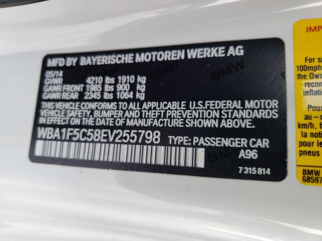 2014 BMW 228 I WBA1F5C58EV255798