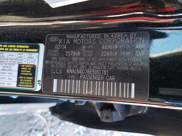 2014 KIA CADENZA PR KNALN4D76E5161781