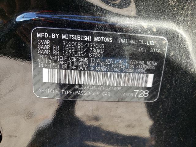 2015 MITSUBISHI MIRAGE ES ML32A4HJ4FH031498